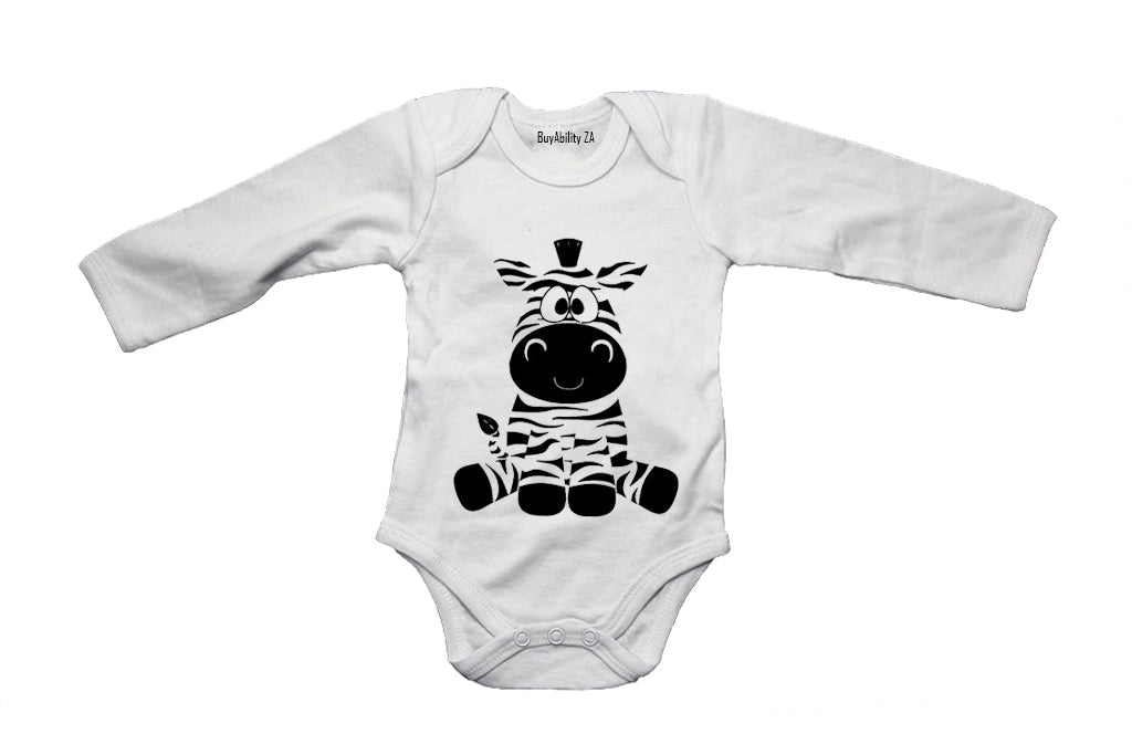Sitting Zebra - Baby Grow