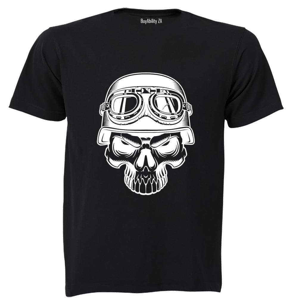 Skeleton Helmet - Adults - T-Shirt - BuyAbility