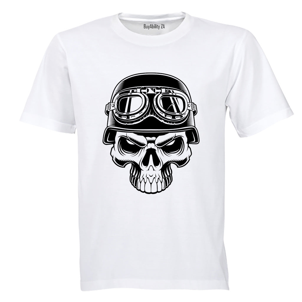 Skeleton Helmet - Adults - T-Shirt - BuyAbility