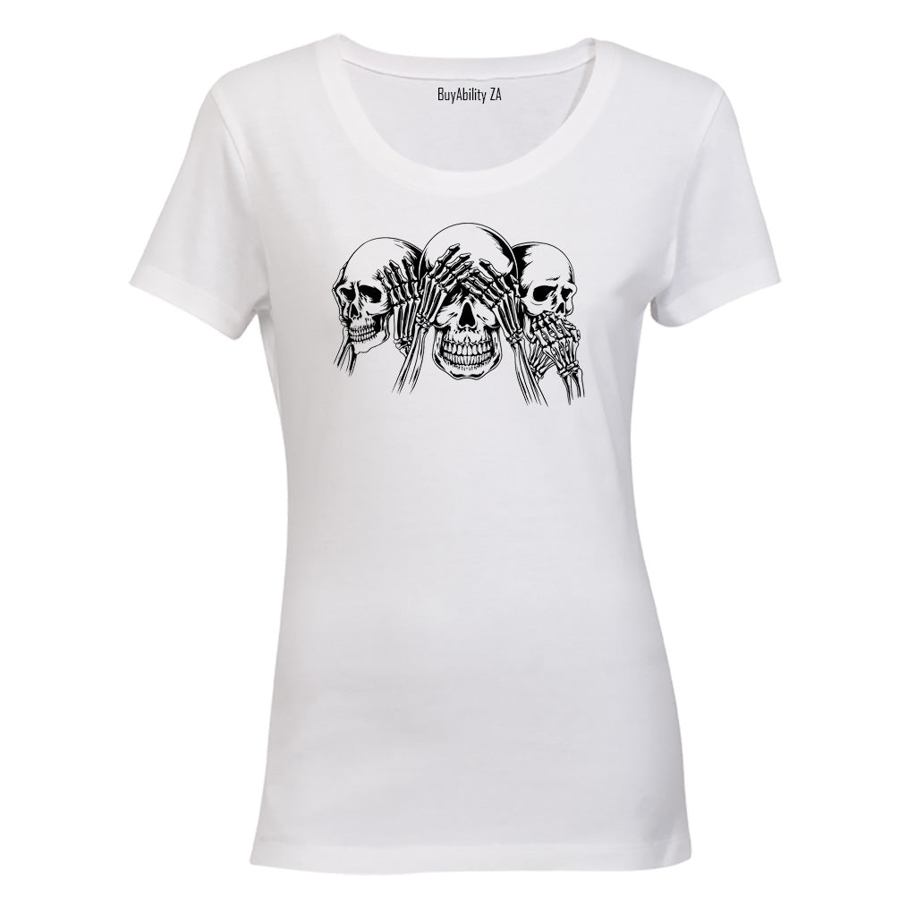 Skeleton - No Evil - Ladies - T-Shirt