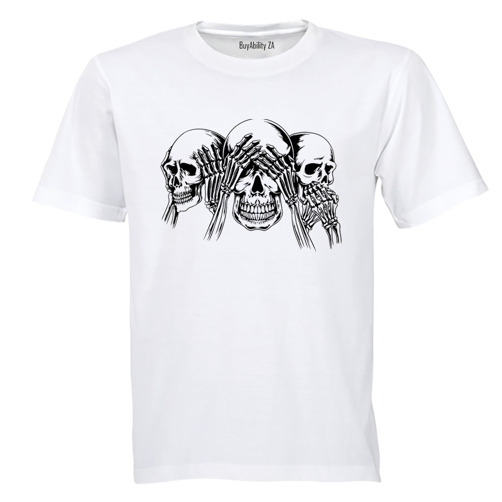 Skeleton - No Evil - Adults - T-Shirt