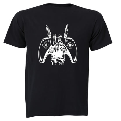 Skeleton Gamer Hand - Adults - T-Shirt - BuyAbility South Africa