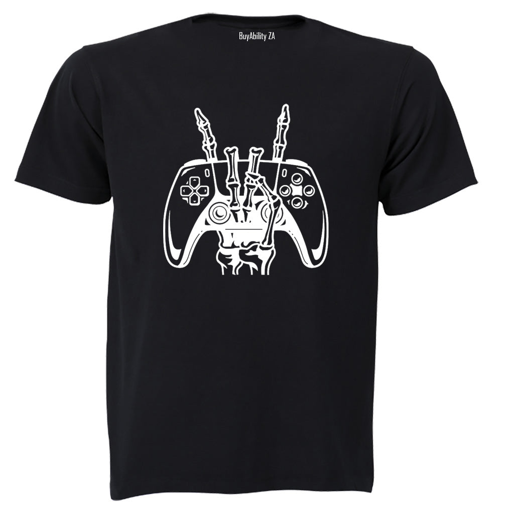 Skeleton Gamer Hand - Adults - T-Shirt