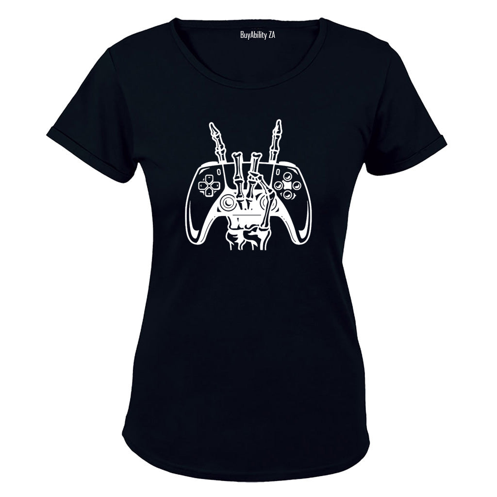 Skeleton Gamer Hand - Ladies - T-Shirt