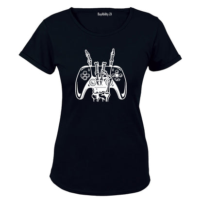 Skeleton Gamer Hand - Ladies - T-Shirt