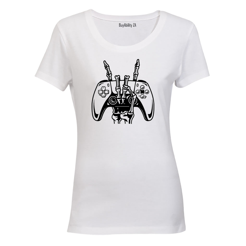 Skeleton Gamer Hand - Ladies - T-Shirt