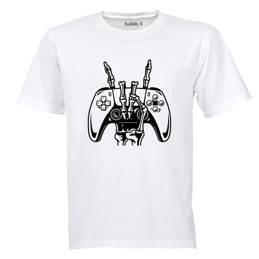 Skeleton Gamer Hand - Adults - T-Shirt