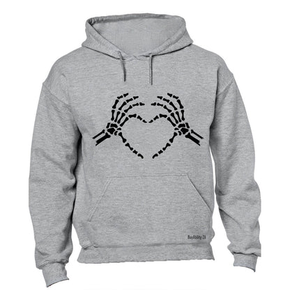 Skeleton Hand Heart - Hoodie