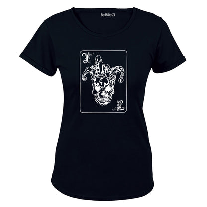 Skeleton Joker - Ladies - T-Shirt - BuyAbility