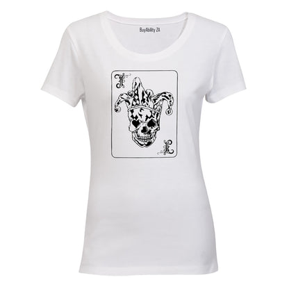 Skeleton Joker - Ladies - T-Shirt - BuyAbility
