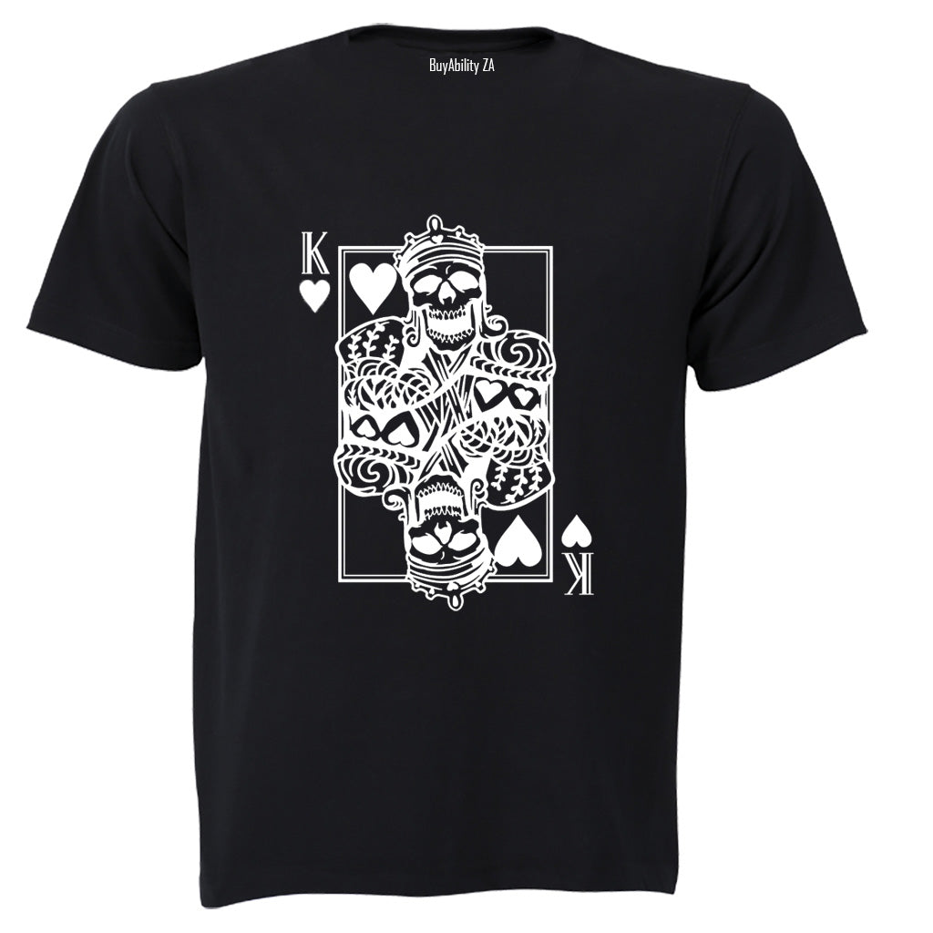 Skeleton King of Hearts - Adults - T-Shirt