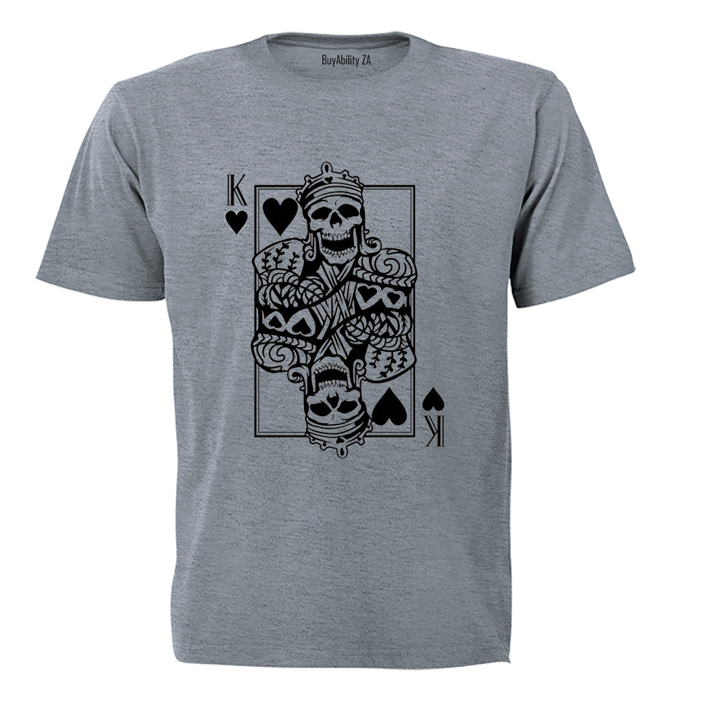 Skeleton King of Hearts - Adults - T-Shirt