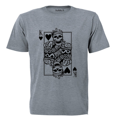 Skeleton King of Hearts - Adults - T-Shirt