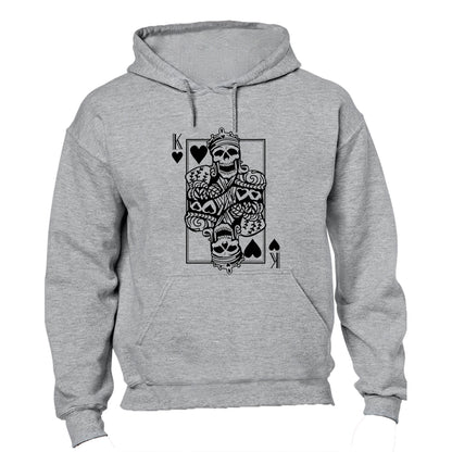 Skeleton King of Hearts - Hoodie - BuyAbility South Africa