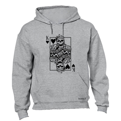 Skeleton King of Hearts - Hoodie