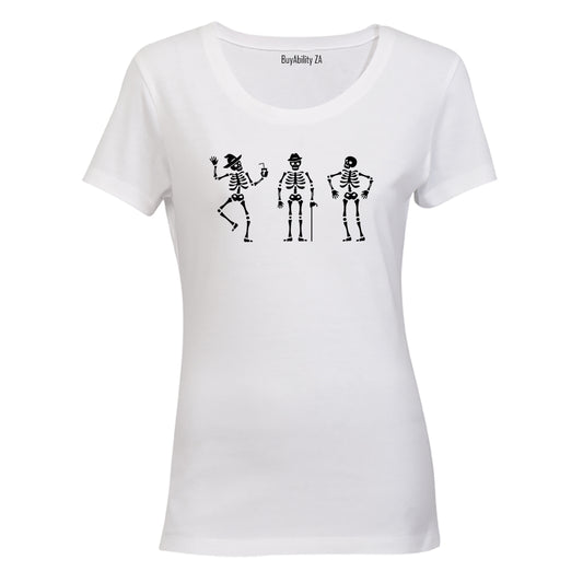 Skeleton Party - Halloween - Ladies - T-Shirt