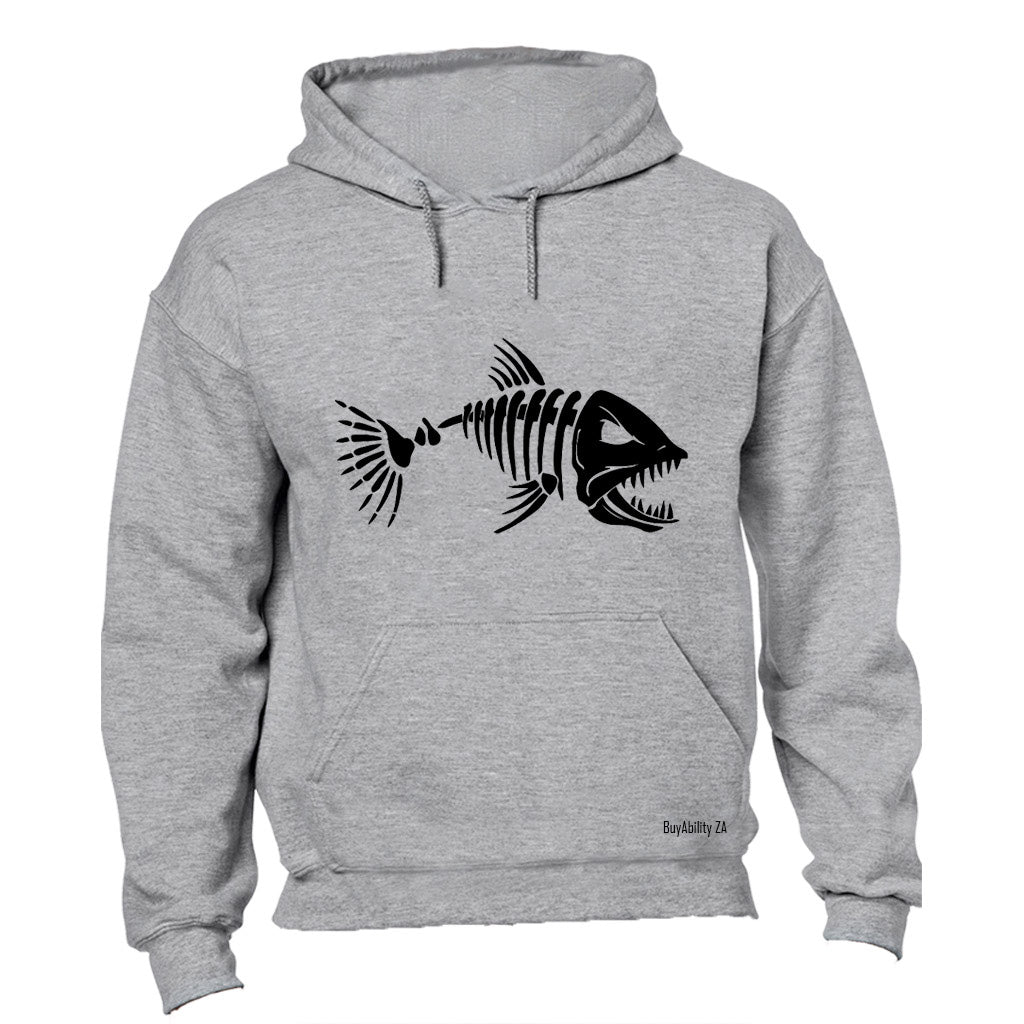 Skeleton Piranha - Hoodie - BuyAbility South Africa