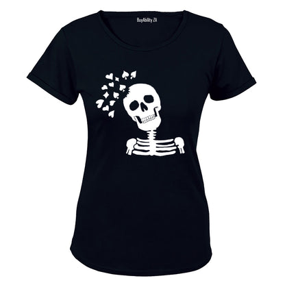 Skeleton Poker Face - Ladies - T-Shirt