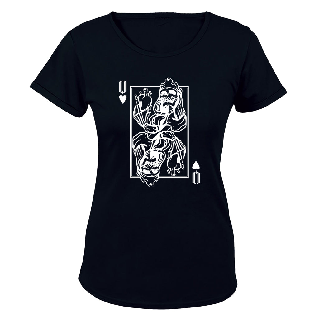 Skeleton Queen of Hearts - Ladies - T-Shirt - BuyAbility South Africa