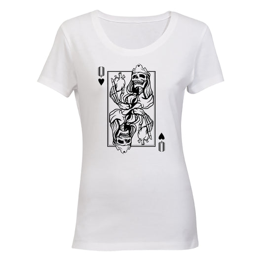 Skeleton Queen of Hearts - Ladies - T-Shirt - BuyAbility South Africa
