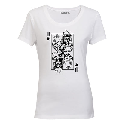 Skeleton Queen of Hearts - Ladies - T-Shirt