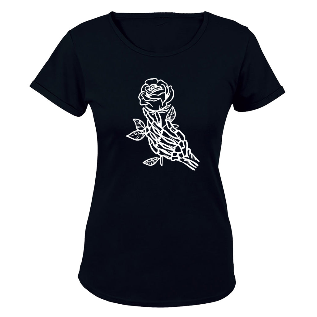 Skeleton Rose - Ladies - T-Shirt - BuyAbility South Africa