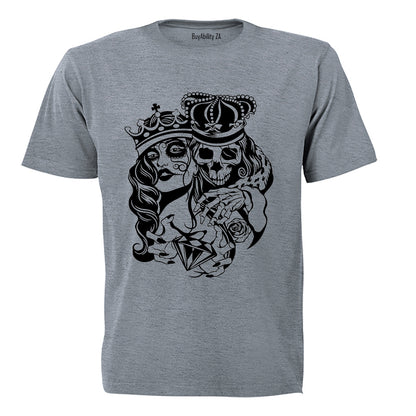 Skeleton Royalty - Halloween - Adults - T-Shirt