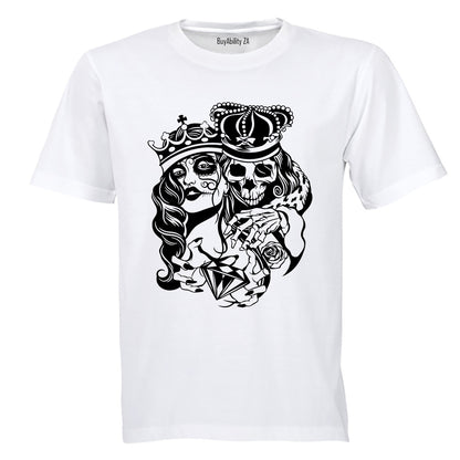 Skeleton Royalty - Halloween - Adults - T-Shirt