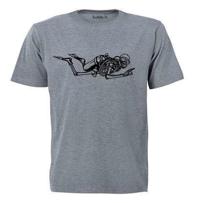 Skeleton Scuba - Adults - T-Shirt