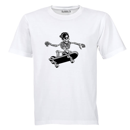 Skeleton Skater - Adults - T-Shirt - BuyAbility South Africa