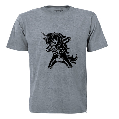 Skeleton Unicorn - Halloween - Kids T-Shirt