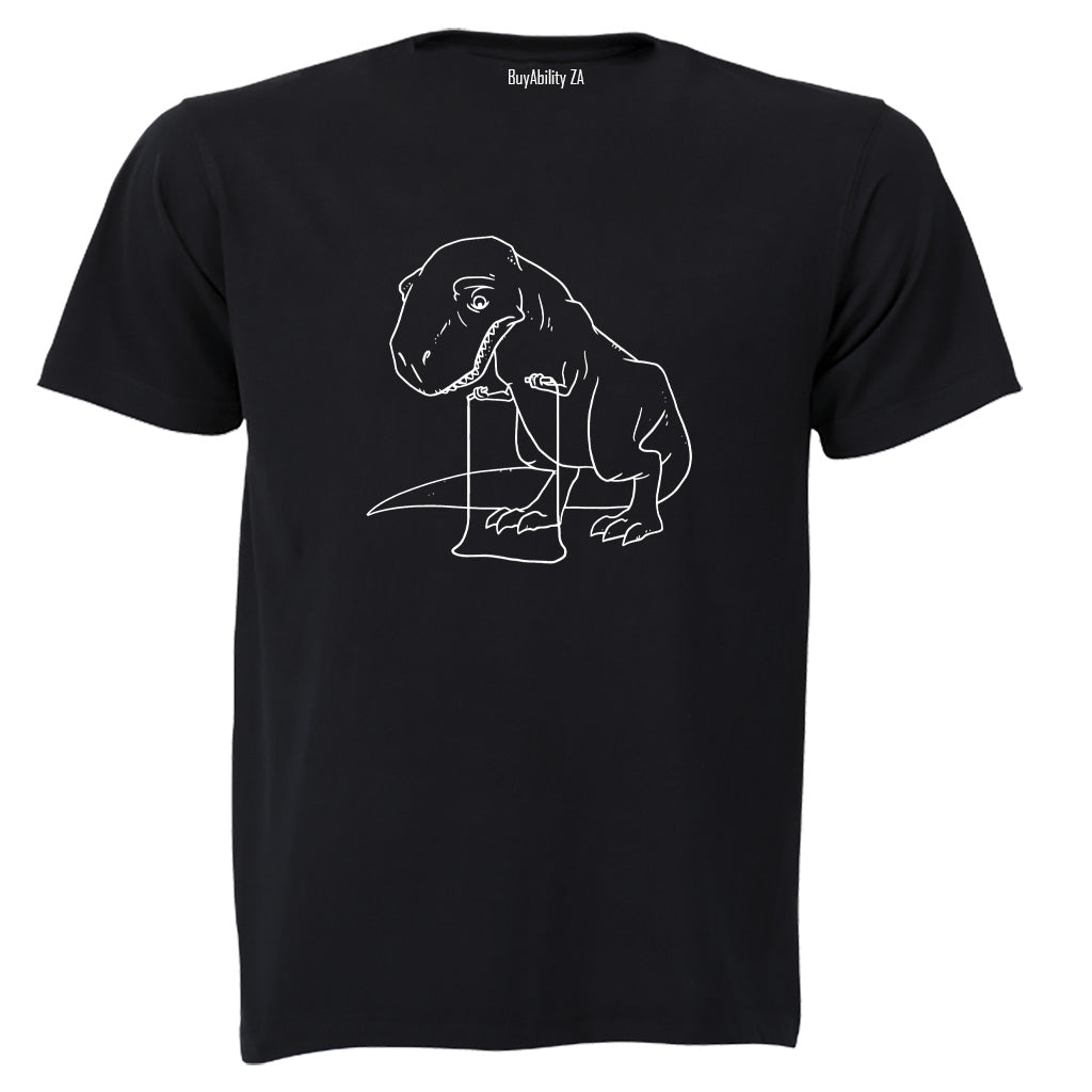 Skipping Rope Gym Dino - Adults - T-Shirt - BuyAbility South Africa