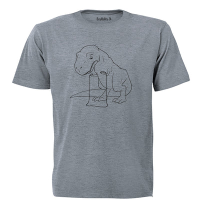 Skipping Rope Gym Dino - Adults - T-Shirt - BuyAbility South Africa