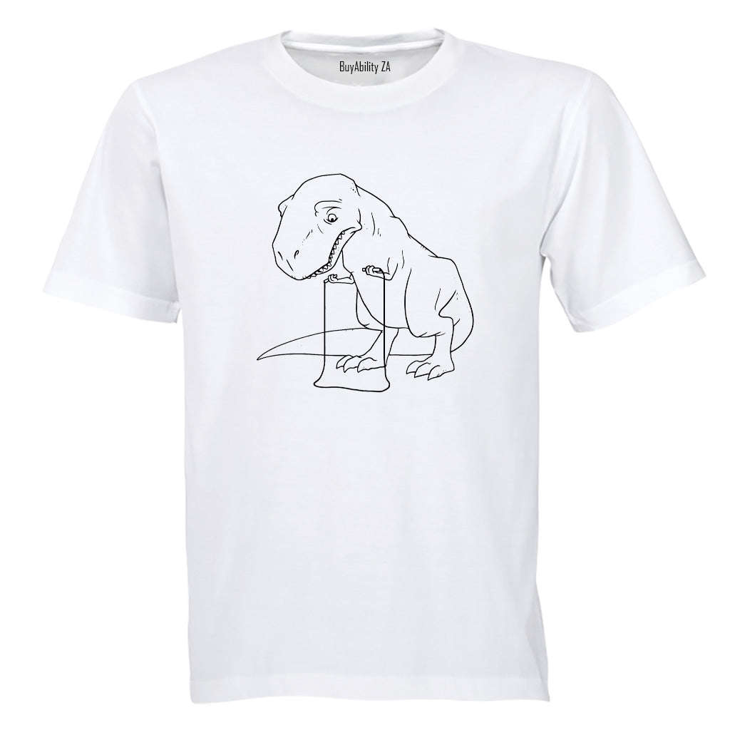 Skipping Rope Gym Dino - Adults - T-Shirt - BuyAbility South Africa