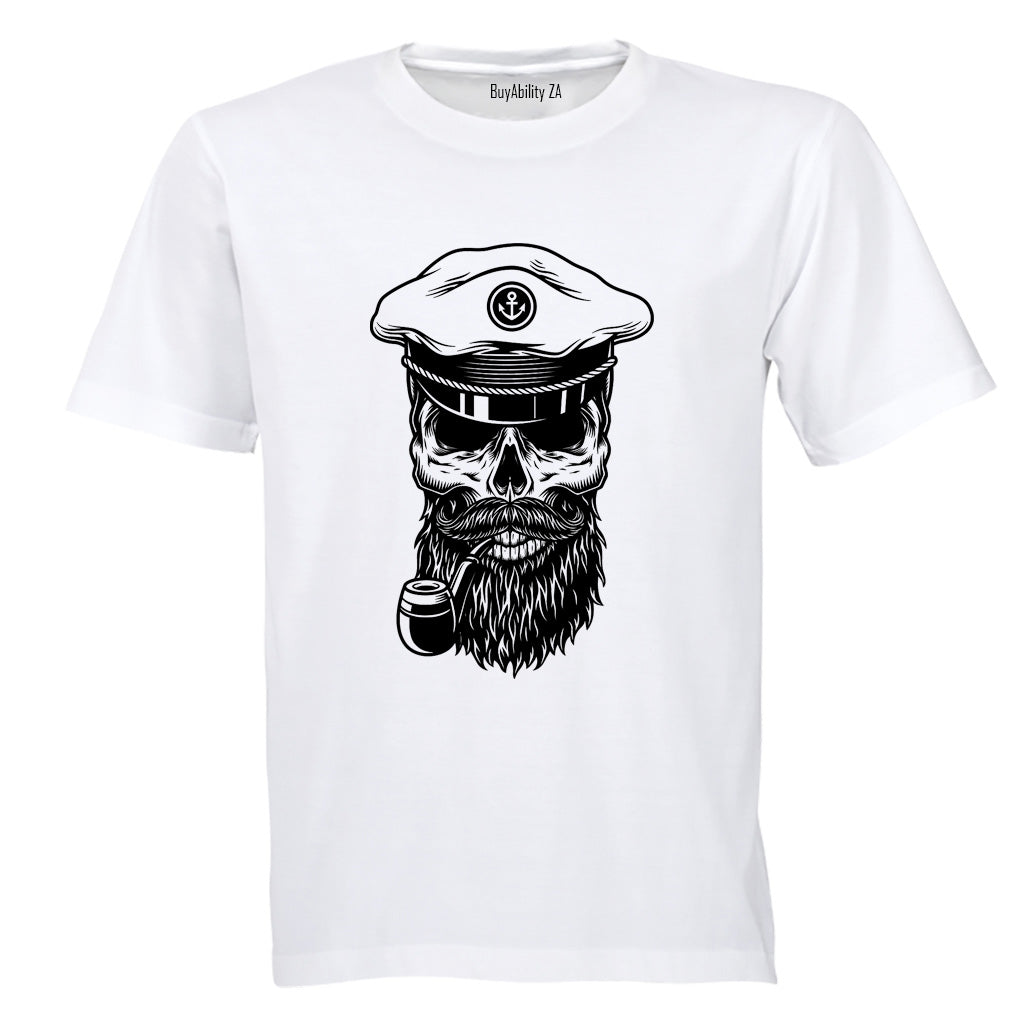 Skull Captain - Halloween - Adults - T-Shirt