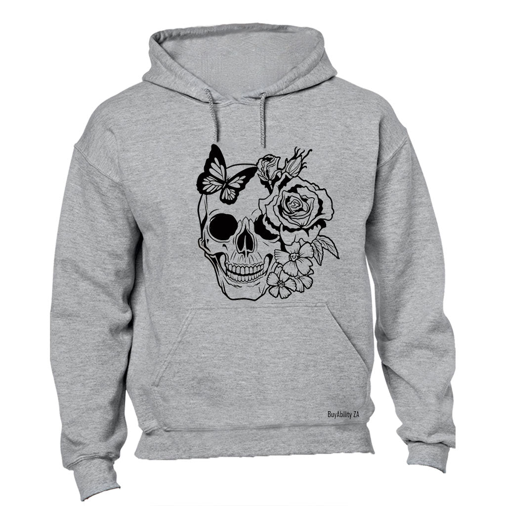 Skull Flowers - Hoodie