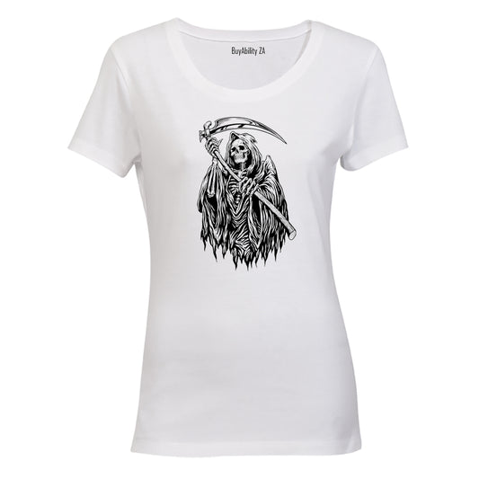 Skull Grimm - Halloween - Ladies - T-Shirt