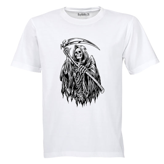 Skull Grimm - Halloween - Adults - T-Shirt