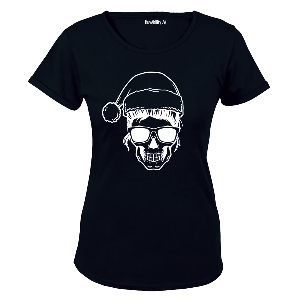 Skull Santa - Christmas - Ladies - T-Shirt