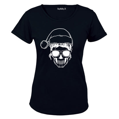 Skull Santa - Christmas - Ladies - T-Shirt