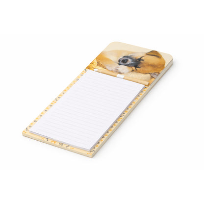 Sleeping Pup - Magnetic Novelty Shopping List Pad