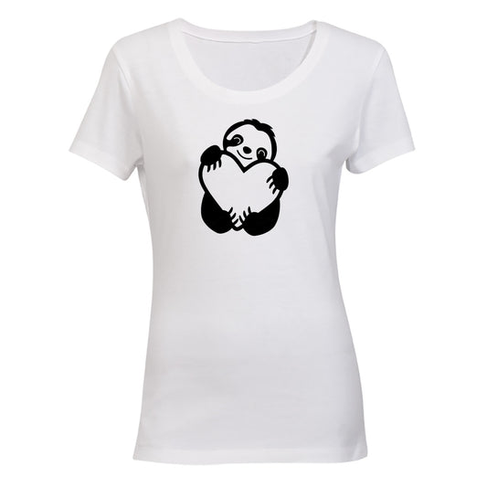 Sloth Love - Valentine - Ladies - T-Shirt - BuyAbility South Africa