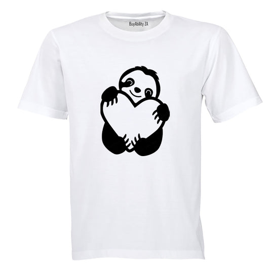 Sloth Love - Valentine - Kids T-Shirt