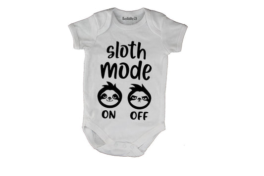 Sloth Mode - Baby Grow