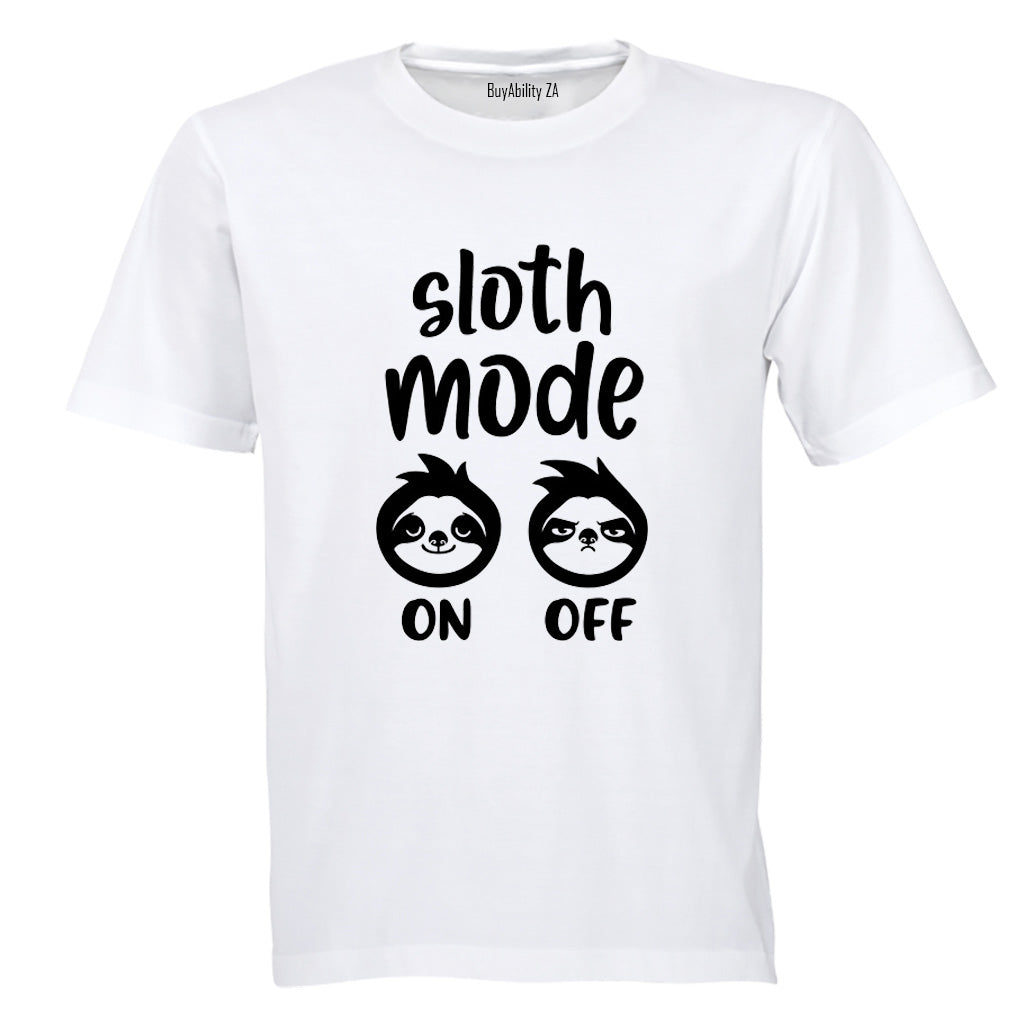 Sloth Mode - Adults - T-Shirt