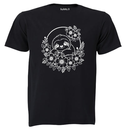 Sloth Wreath - Kids T-Shirt - BuyAbility South Africa