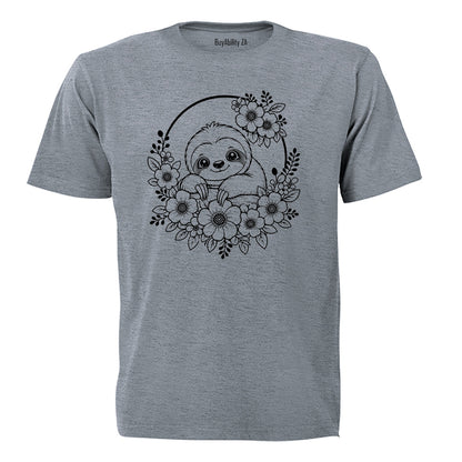 Sloth Wreath - Kids T-Shirt - BuyAbility South Africa