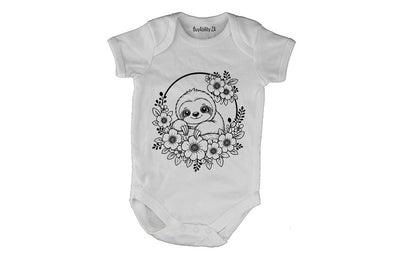 Sloth Wreath - Baby Grow - BuyAbility South Africa