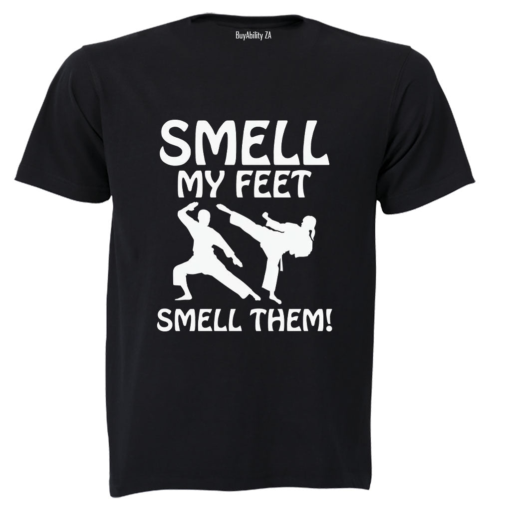 Smell My Feet - Karate - Kids T-Shirt - BuyAbility South Africa