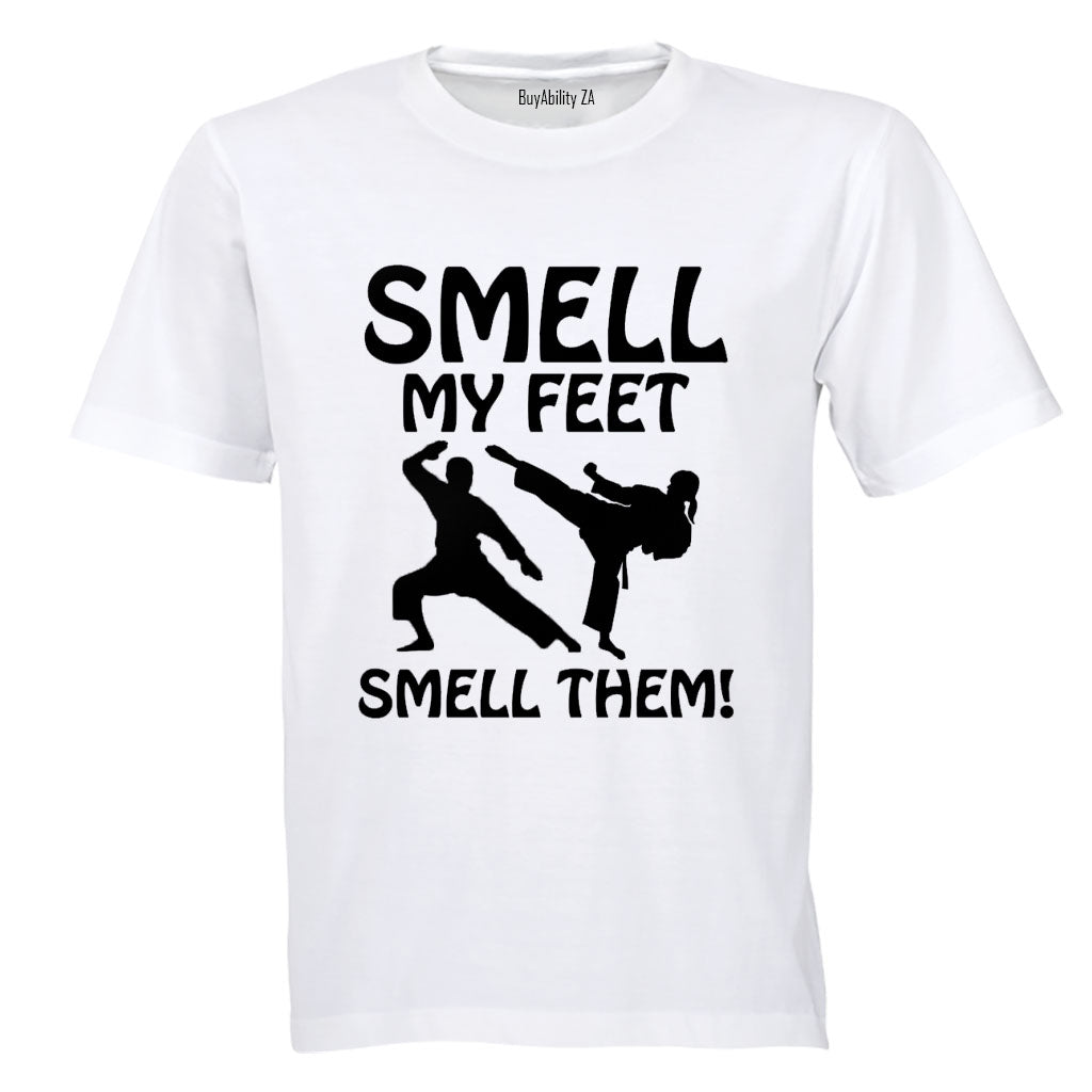 Smell My Feet - Karate - Kids T-Shirt - BuyAbility South Africa